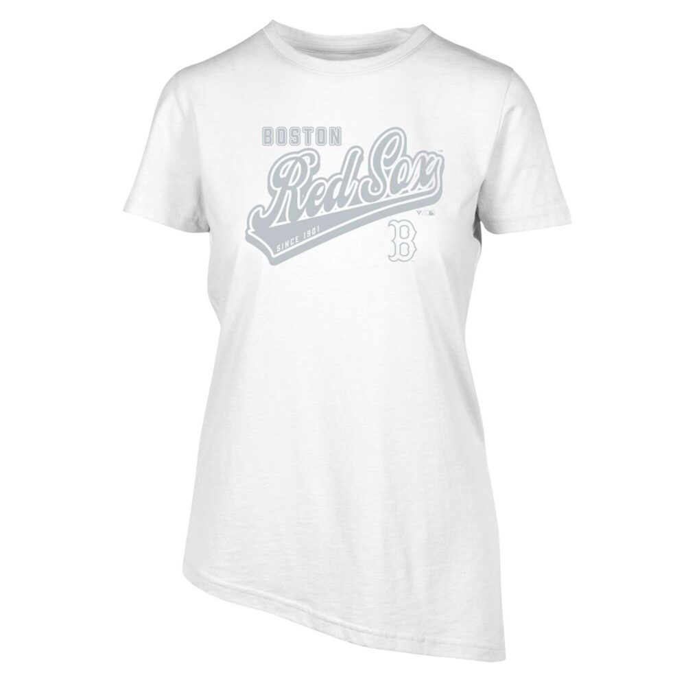Women's Boston Red Sox  Levelwear White  Birch Sweep T-Shirt