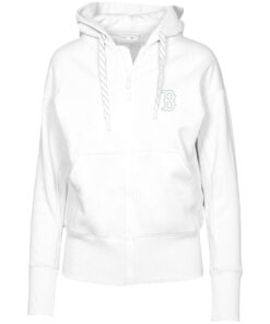 Women's Boston Red Sox  Levelwear White  Gardinia Core Full-Zip Hoodie