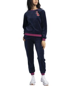 Womens Boston Red Sox  Lusso Navy Neely Naveen Set