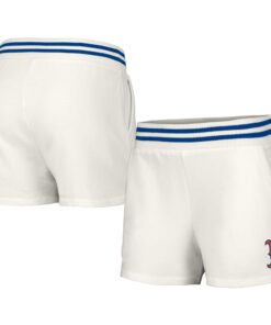 Women's Boston Red Sox  Lusso White Maeg Tri-Blend Pocket Shorts