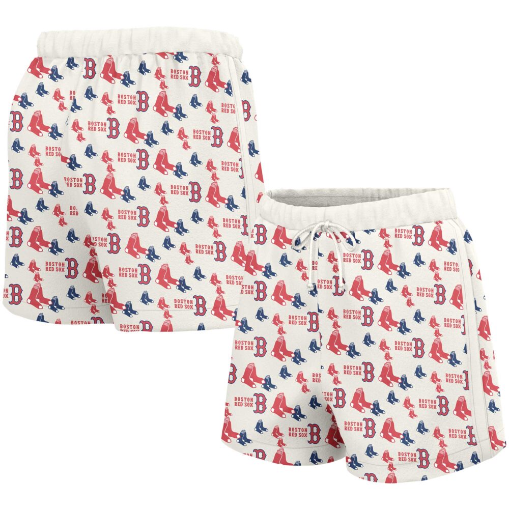 Women's Boston Red Sox  Lusso White Marge Shorts