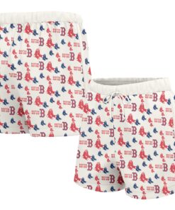 Women's Boston Red Sox  Lusso White Marge Shorts
