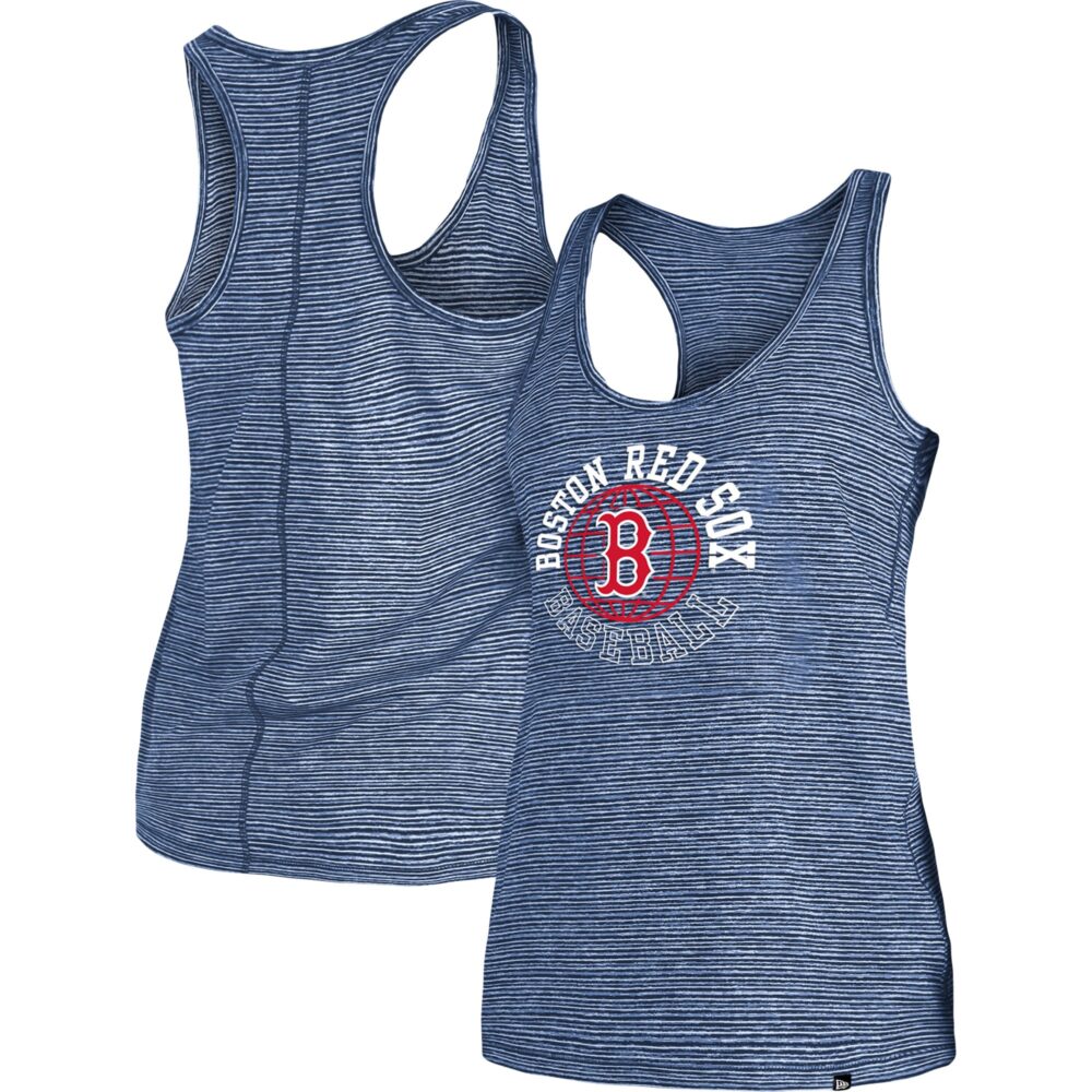 Women's Boston Red Sox New Era Navy Active Racerback Tank Top