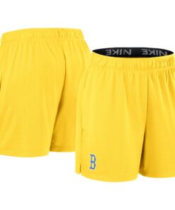 Women's Boston Red Sox Nike Gold Authentic Collection City Connect Practice Performance Shorts