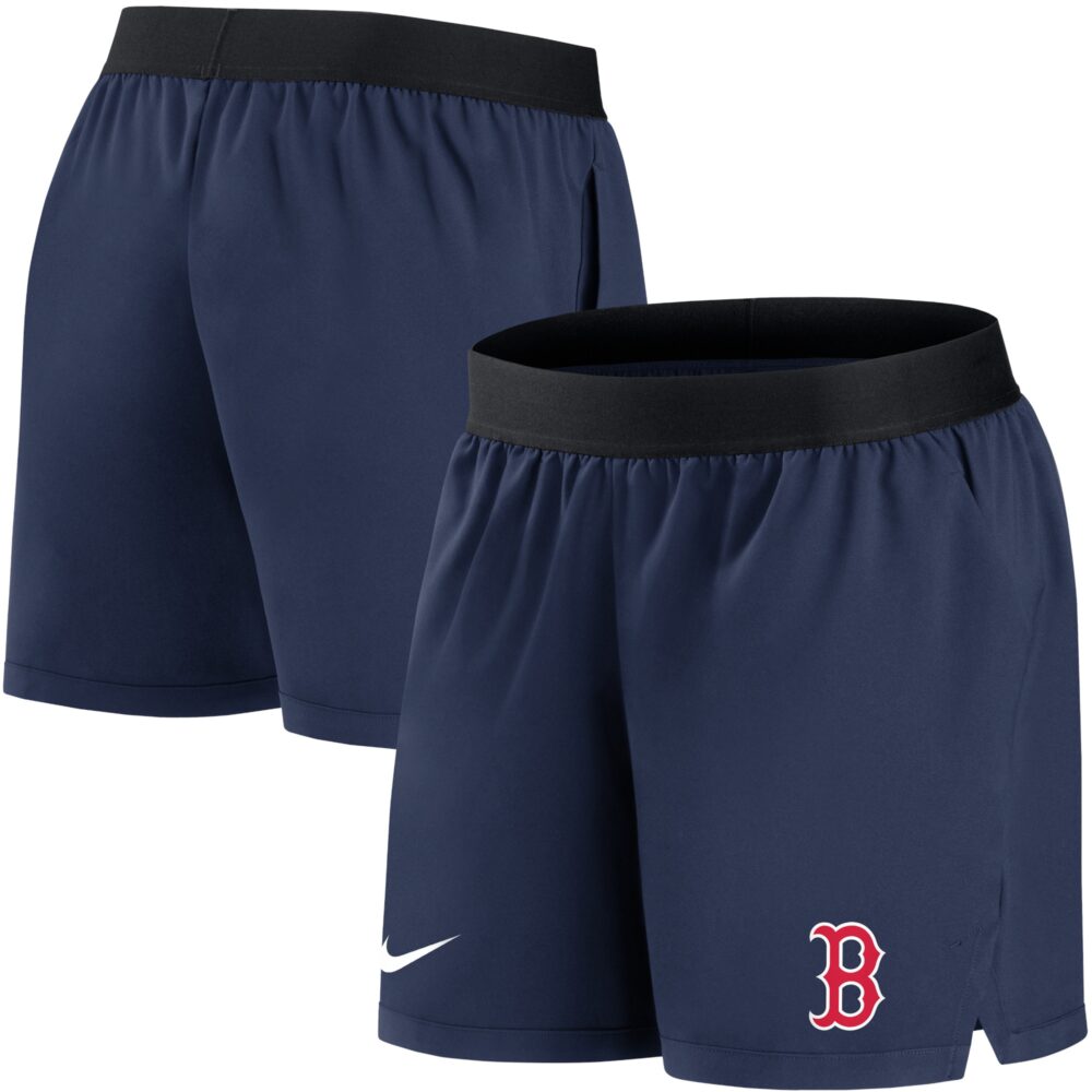 Women's Boston Red Sox Nike Navy Authentic Collection Flex Vent Max Performance Shorts