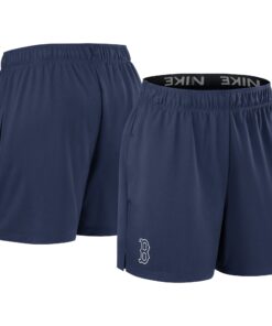 Women's Boston Red Sox Nike Navy Authentic Collection Knit Shorts
