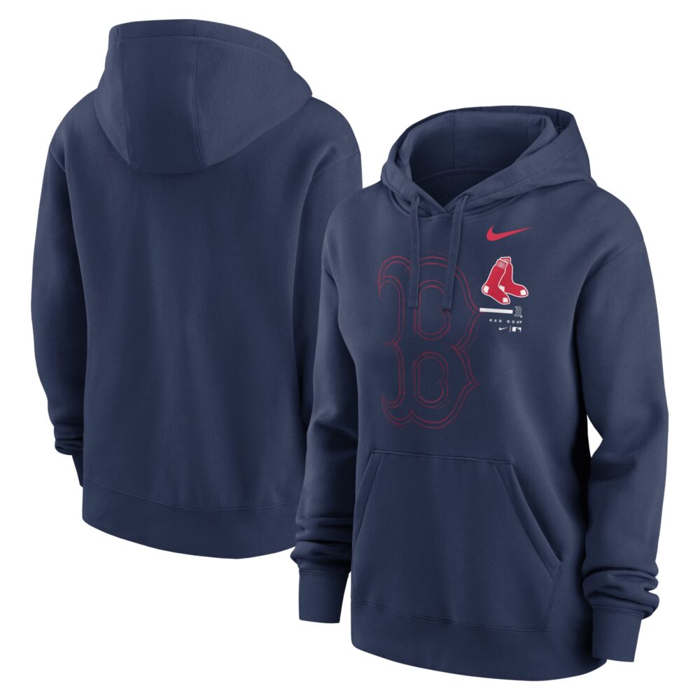 Women's Boston Red Sox Nike Navy Big Game Pullover Hoodie
