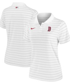 Women's Boston Red Sox Nike White Authentic Collection Victory Performance Polo