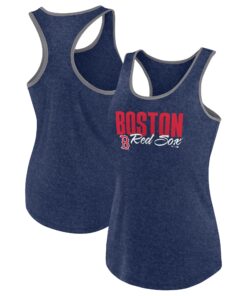 Women's Boston Red Sox Profile Navy Plus Size Tank Top