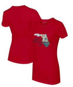 Women's Boston Red Sox Tiny Turnip Red 2024 Spring Training Grapefruit League T-Shirt