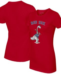 Women's Boston Red Sox Tiny Turnip Red Bronto T-Shirt