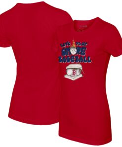 Women's Boston Red Sox Tiny Turnip Red Smores T-Shirt
