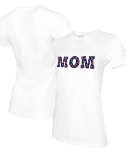 Women's Boston Red Sox Tiny Turnip White Mom T-Shirt