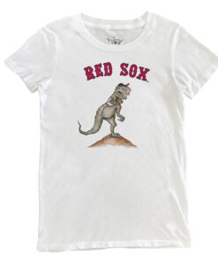 Women's Boston Red Sox Tiny Turnip White TT Rex T-Shirt