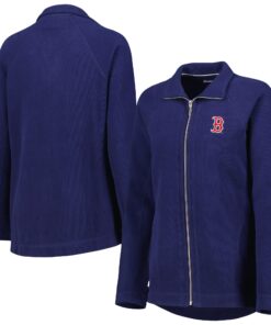 Women's Boston Red Sox Tommy Bahama Navy Aruba Raglan Full-Zip Jacket