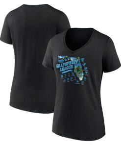 Women's  Branded Black 2024 MLB Spring Training Grapefruit League V-Neck T-Shirt