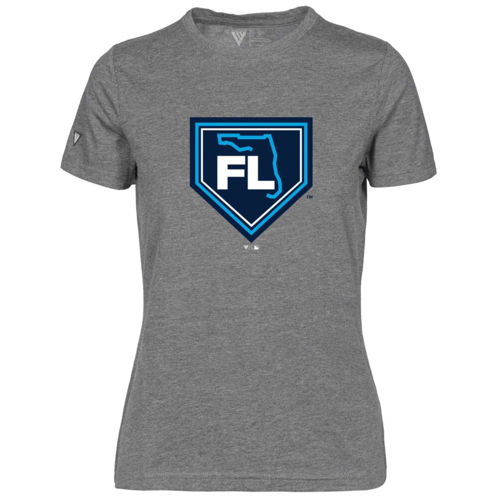 Women's Grapefruit League Levelwear Gray 2024 Spring Training Florida Maddox T-Shirt