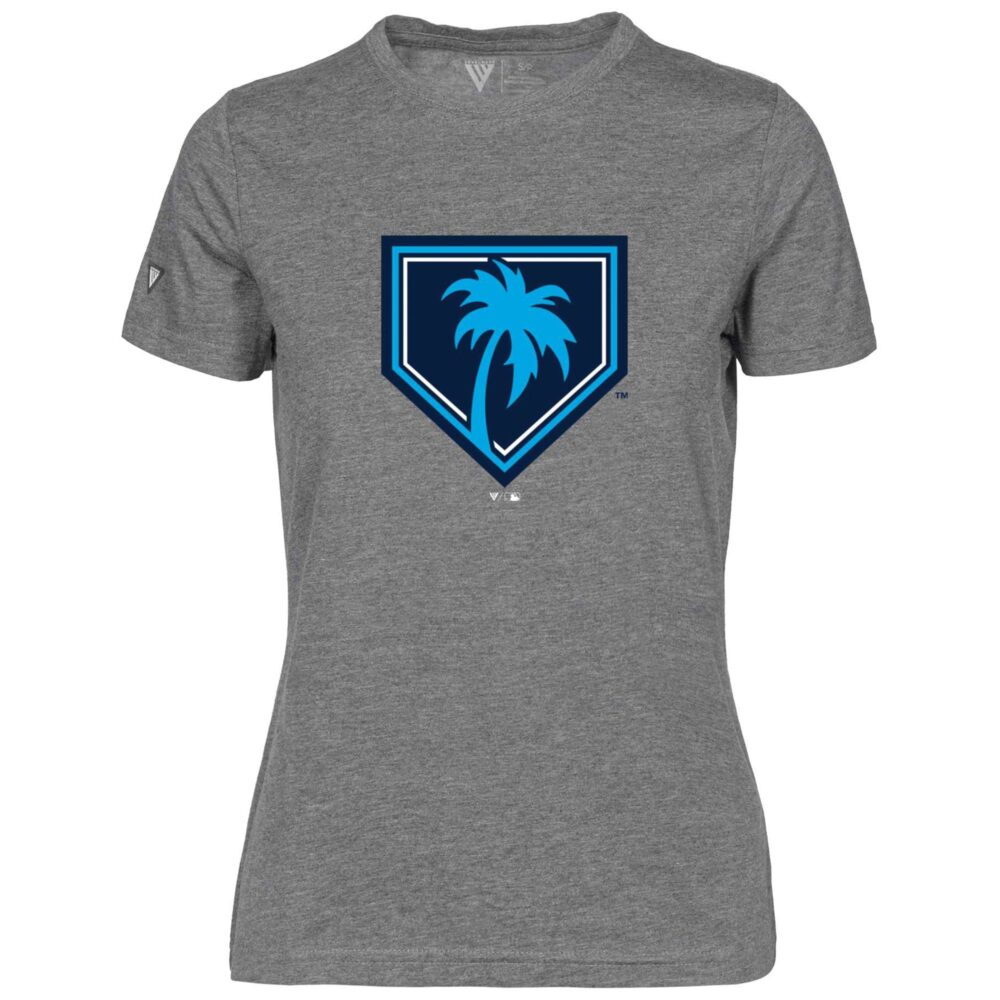 Women's Grapefruit League Levelwear Gray 2024 Spring Training Maddox T-Shirt