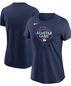 Women's Nike Navy 2024 MLB All-Star Game Logo T-Shirt