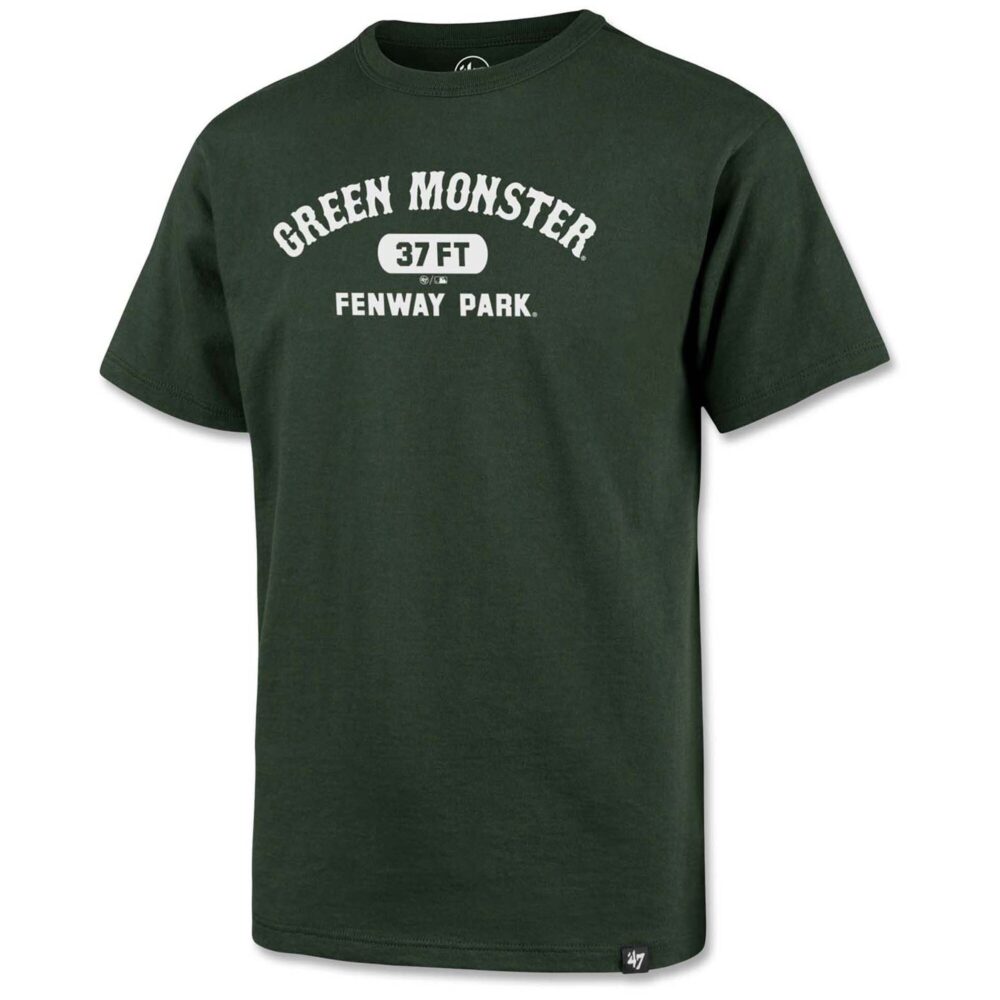 Youth Boston Red Sox '47 Hunter Green Fenway Park Green Monster Poly T-Shirt