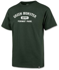 Youth Boston Red Sox '47 Hunter Green Fenway Park Green Monster Poly T-Shirt
