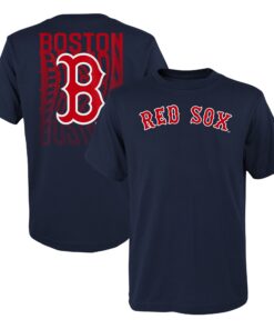 Youth Boston Red Sox  Branded Navy Curveball T-Shirt