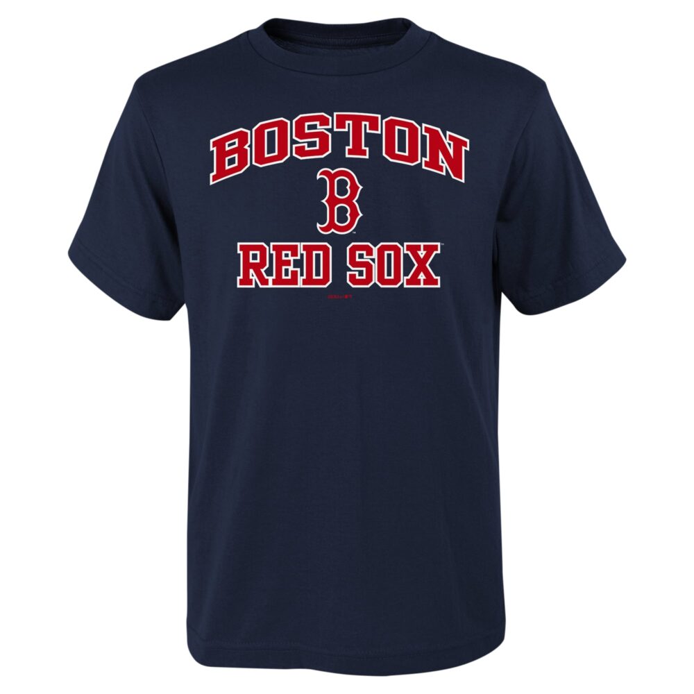 Youth Boston Red Sox  Branded Navy Heart & Soul T-Shirt