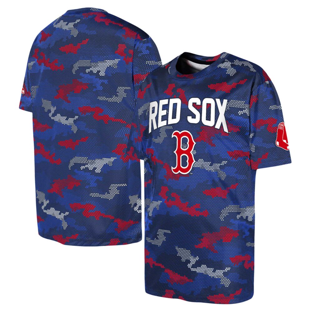 Youth Boston Red Sox  Branded Navy Trainer Tech T-Shirt