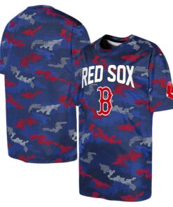 Youth Boston Red Sox  Branded Navy Trainer Tech T-Shirt