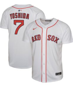 Youth Boston Red Sox Masataka Yoshida Nike White Home Replica Player Jersey