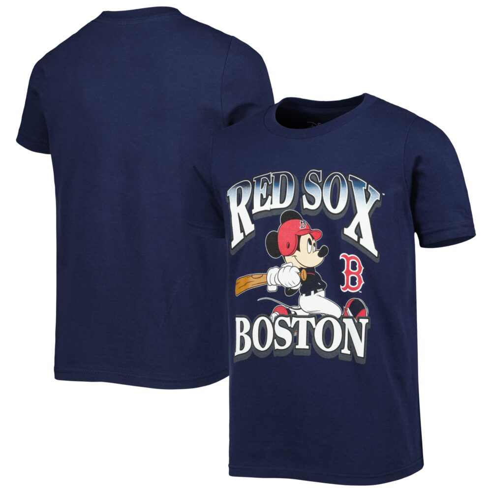 Youth Boston Red Sox Navy Disney Game Day T-Shirt
