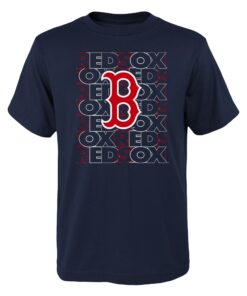 Youth Boston Red Sox Navy Letterman T-Shirt