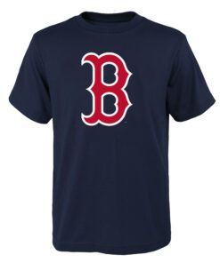 Youth Boston Red Sox Navy Logo Primary Team T-Shirt