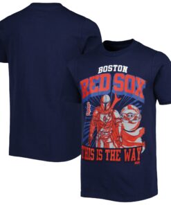 Youth Boston Red Sox Navy Star Wars This is the Way T-Shirt