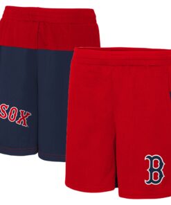 Youth Boston Red Sox Red 7th Inning Stretch Shorts