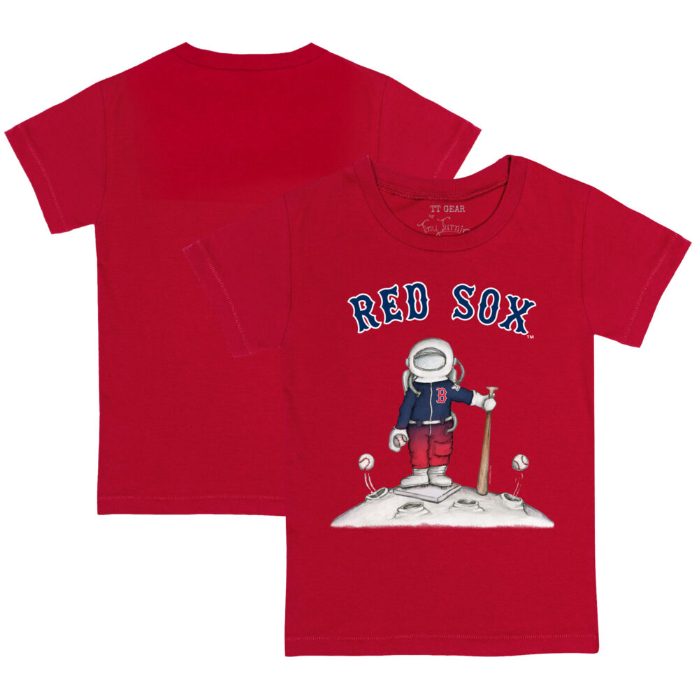 Youth Boston Red Sox Tiny Turnip Red Astronaut T-Shirt