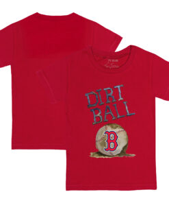 Youth Boston Red Sox Tiny Turnip Red Dirt Ball T-Shirt