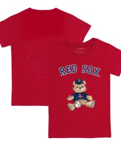 Youth Boston Red Sox Tiny Turnip Red Teddy Boy T-Shirt