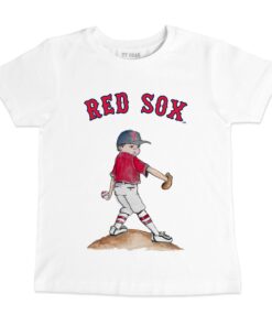 Youth Boston Red Sox Tiny Turnip White Clemente T-Shirt