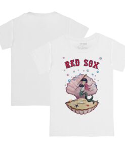 Youth Boston Red Sox Tiny Turnip White Mermaid T-Shirt