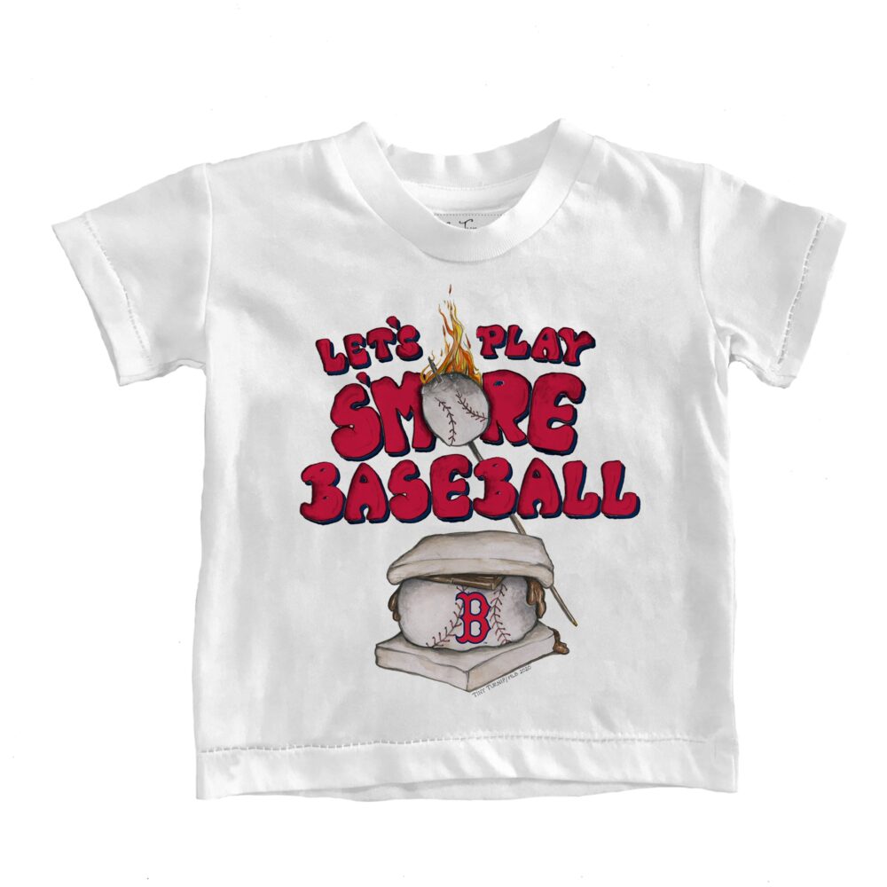 Youth Boston Red Sox Tiny Turnip White S'mores T-Shirt