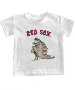 Youth Boston Red Sox Tiny Turnip White Stega T-Shirt