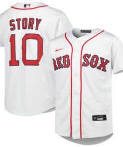 Youth Boston Red Sox Trevor Story Nike White Alternate Replica Player Jersey