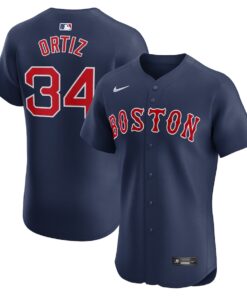 Men's Boston Red Sox David Ortiz Nike Navy Alternate Elite Player Jersey