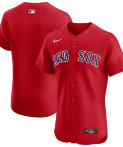 Men's Boston Red Sox Nike Red Alternate Elite Jersey