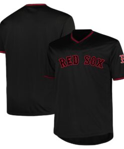 Men's Boston Red Sox Profile Black Big & Tall Pop Fashion Jersey