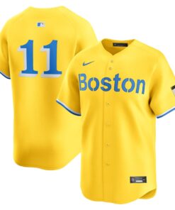 Men's Boston Red Sox Rafael Devers Nike Gold City Connect Limited Player Jersey