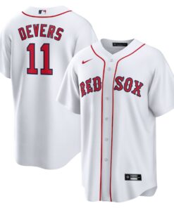 Men's Boston Red Sox Rafael Devers Nike White Home Replica Jersey