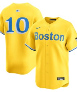 Men's Boston Red Sox Trevor Story Nike Gold City Connect Limited Player Jersey