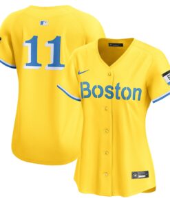 Women's Boston Red Sox Rafael Devers Nike Gold City Connect Limited Player Jersey